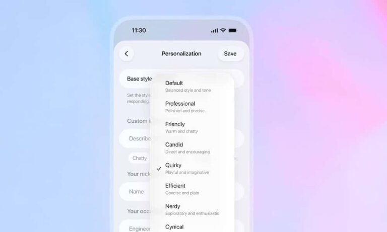 OpenAI promises more warmth and personality with its new GPT-5.1